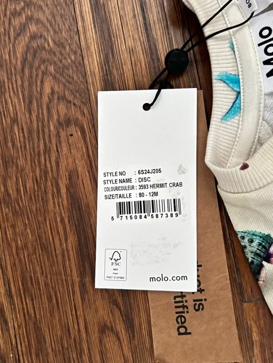 Molo Set - Colorful Sea Critter Print - Picture 4 of 4